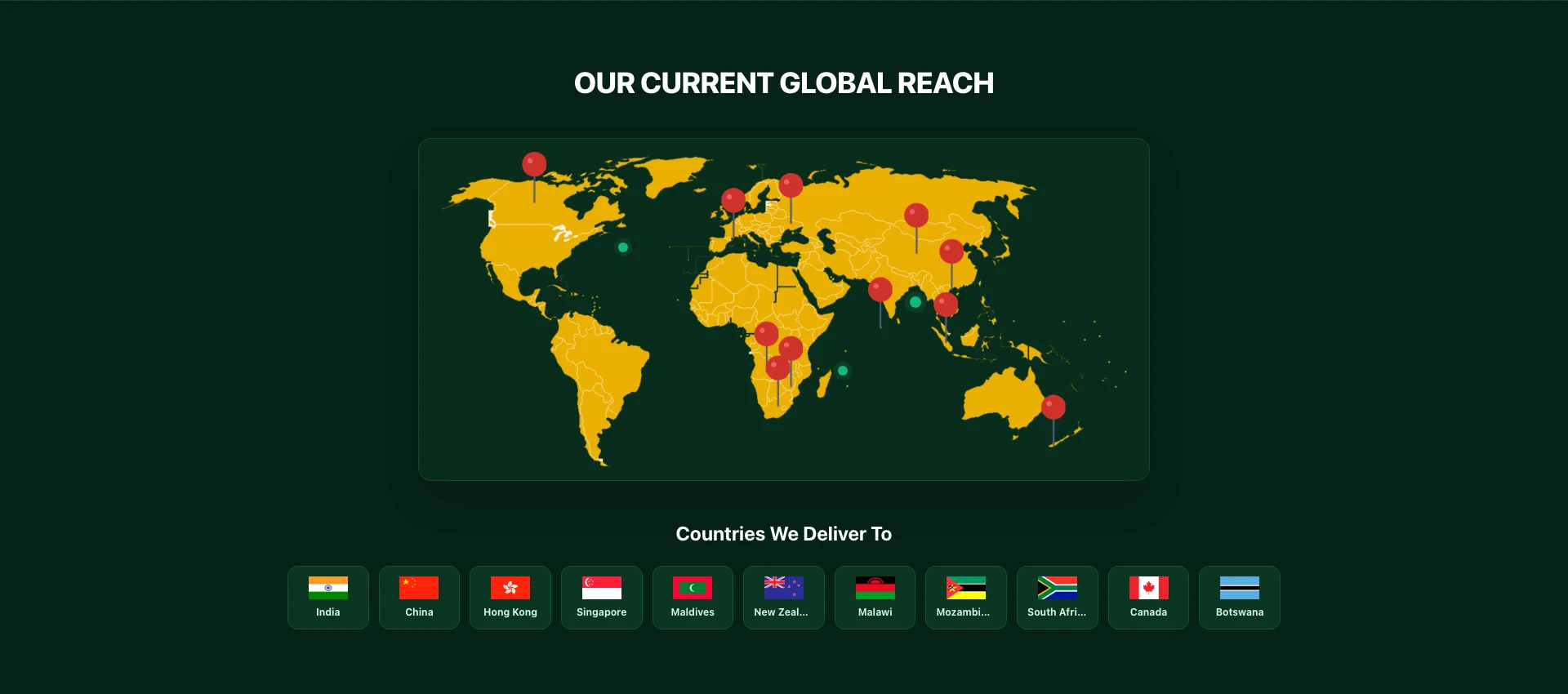 Global Delivery Corridors & Reach