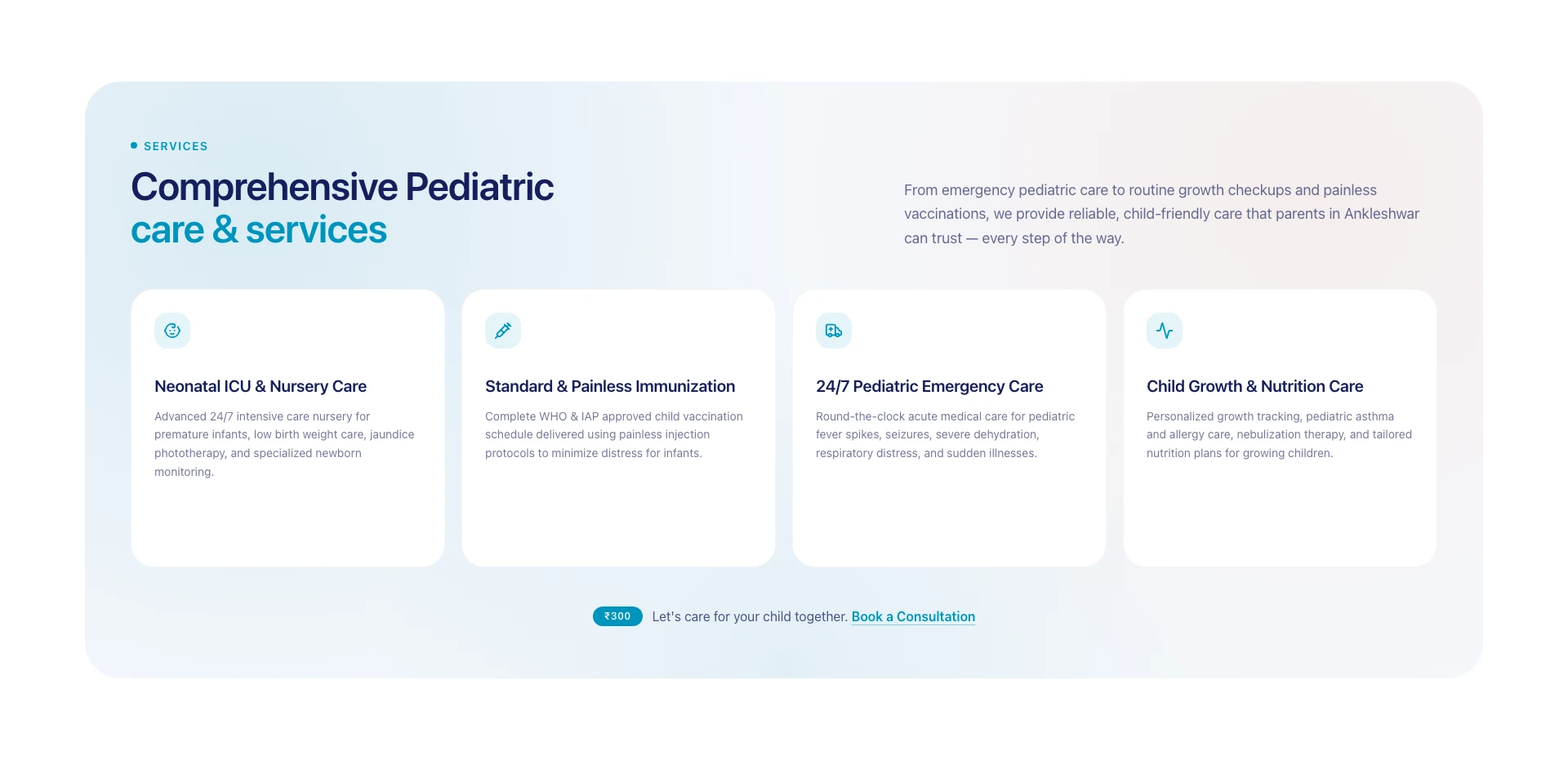 Comprehensive Pediatric Care & NICU Services