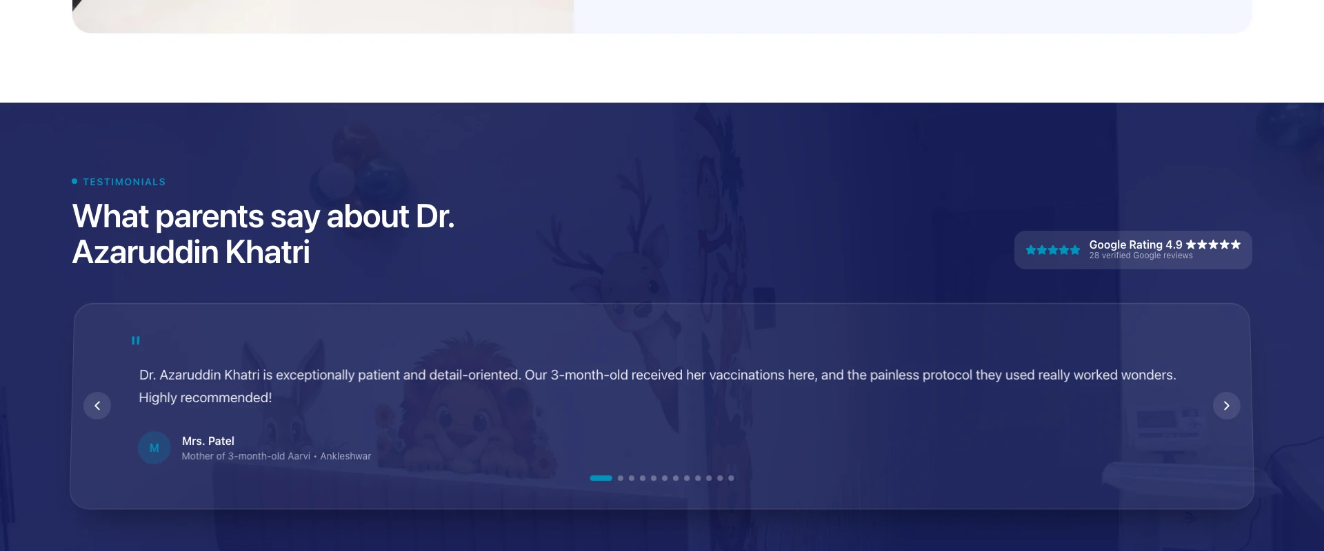 Parent Testimonials & 4.9-Star Google Rating