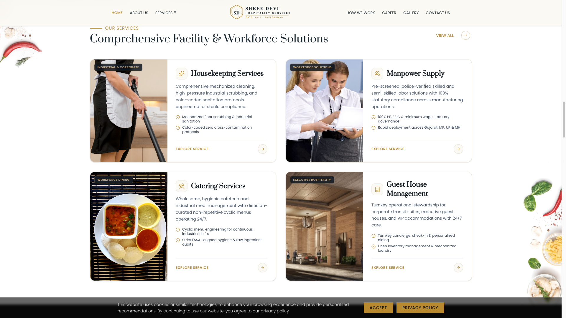 Core Hospitality & Facility Management Services