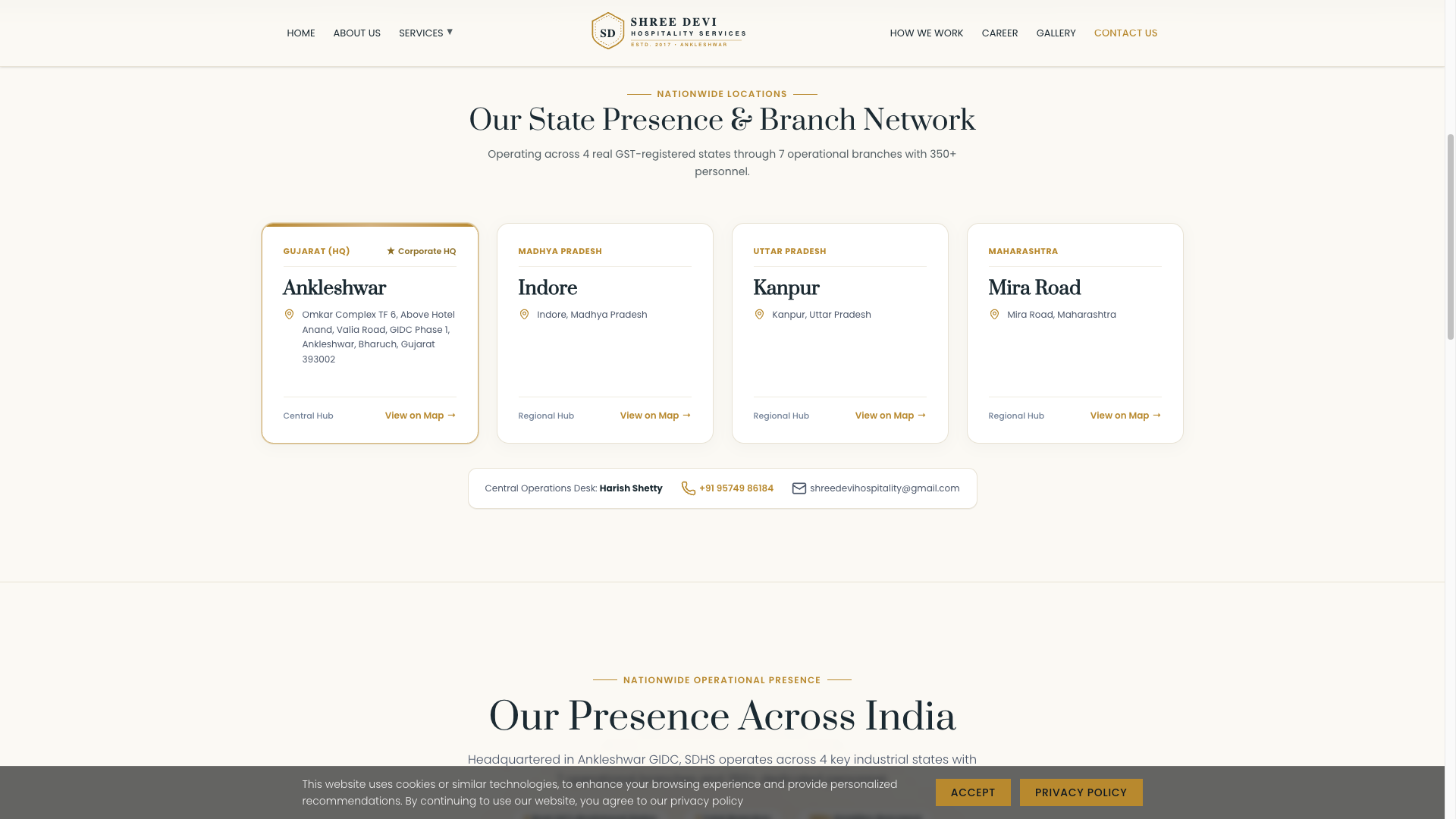 Multi-State Presence & Branch Operations Network
